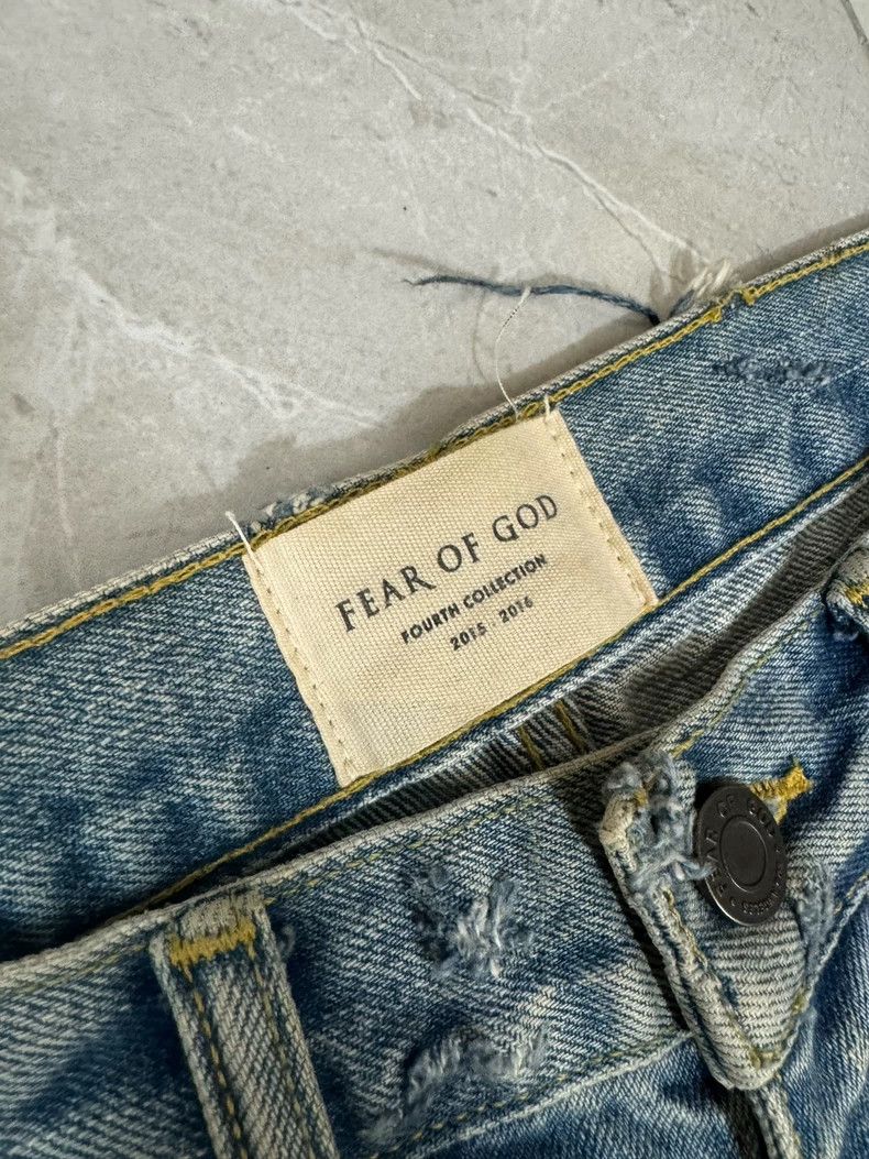 Fear of God Fear of God 4Th Maxfield Blue Jeans - dmc Size US 30 / EU 46 - 7 Thumbnail
