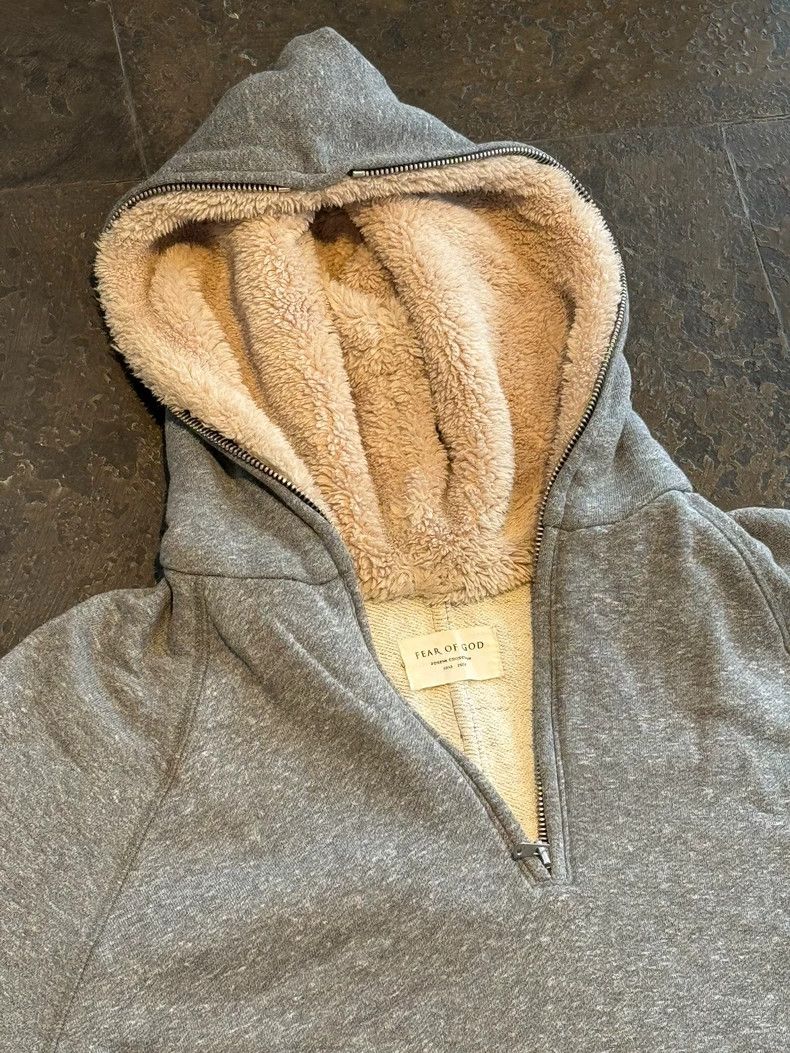 Fear of God Fear of God 4th Sherpa Hoodie - dmc Size US M / EU 48-50 / 2 - 2 Thumbnail