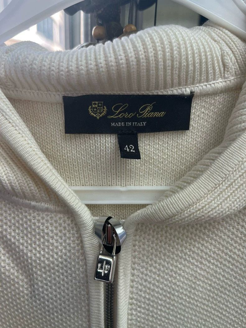 Loro Piana Loro Piana Beige Knit Short-Sleeve Cardigan - dmc Size US S / EU 44-46 / 1 - 4 Thumbnail
