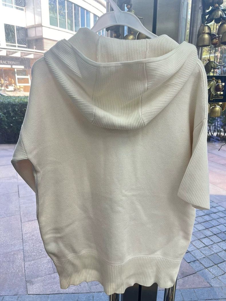 Loro Piana Loro Piana Beige Knit Short-Sleeve Cardigan - dmc Size US S / EU 44-46 / 1 - 2 Thumbnail