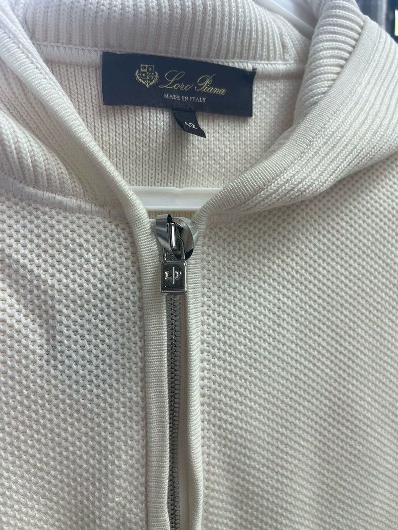 Loro Piana Loro Piana Beige Knit Short-Sleeve Cardigan - dmc Size US S / EU 44-46 / 1 - 3 Thumbnail