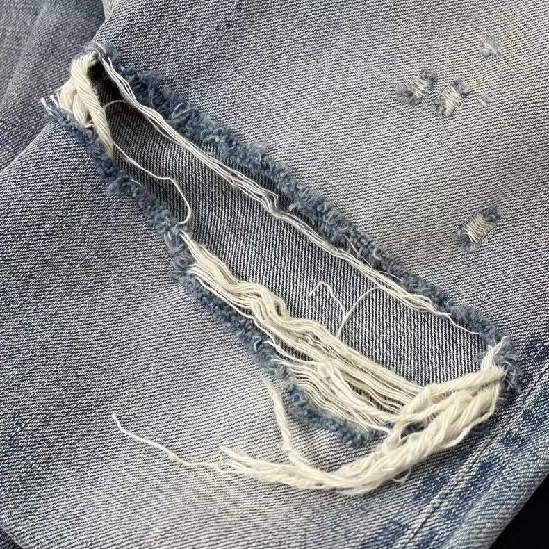 Fear of God Fear of God 6th Blue Distressed Jeans - dmc Size US 32 / EU 48 - 8 Thumbnail