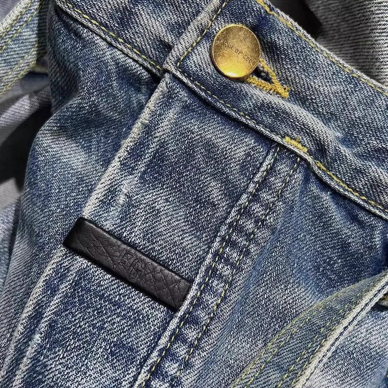 Fear of God Fear of God 6th Blue Distressed Jeans - dmc Size US 32 / EU 48 - 3 Thumbnail