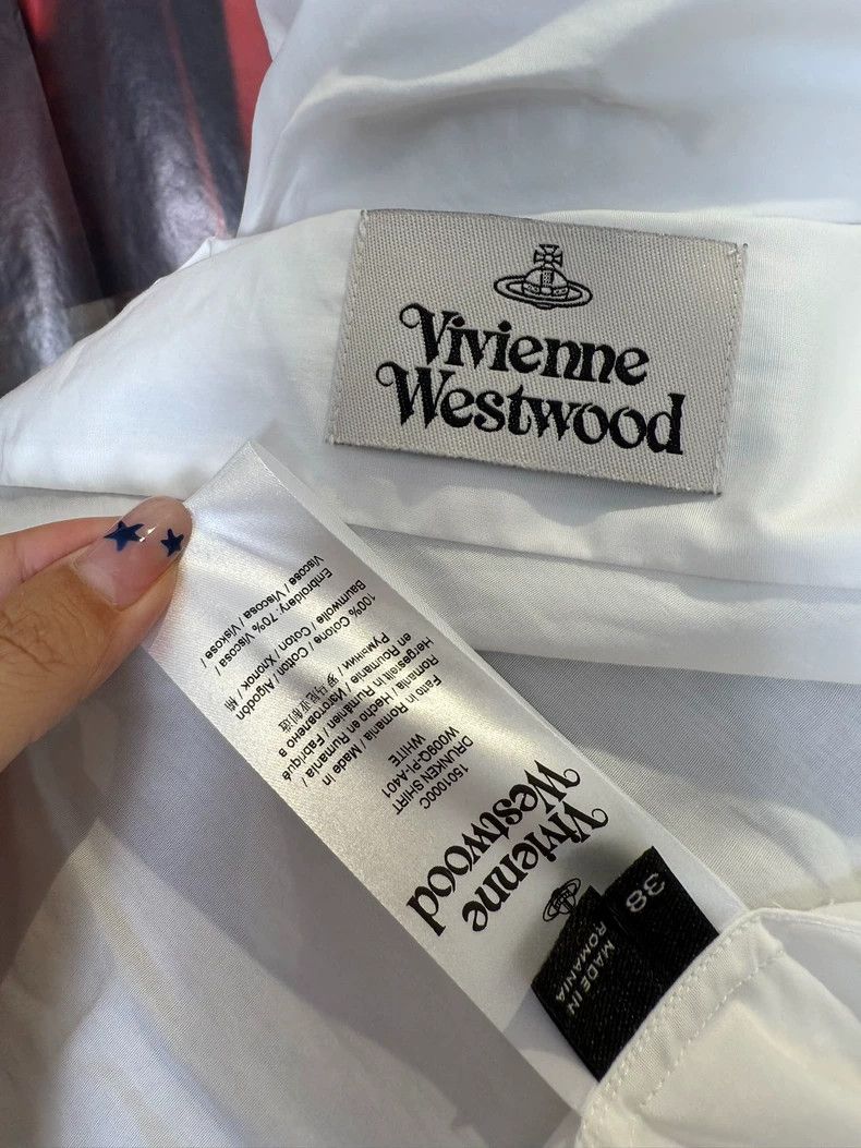 Vivienne Westwood Vivienne Westwood White Shirt - dmc Size US L / EU 52-54 / 3 - 5 Thumbnail