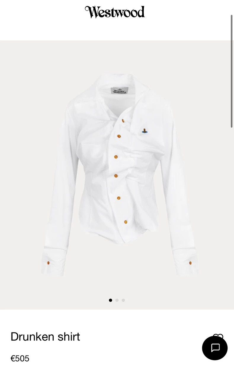 Vivienne Westwood Vivienne Westwood White Shirt - dmc Size US L / EU 52-54 / 3 - 2 Thumbnail