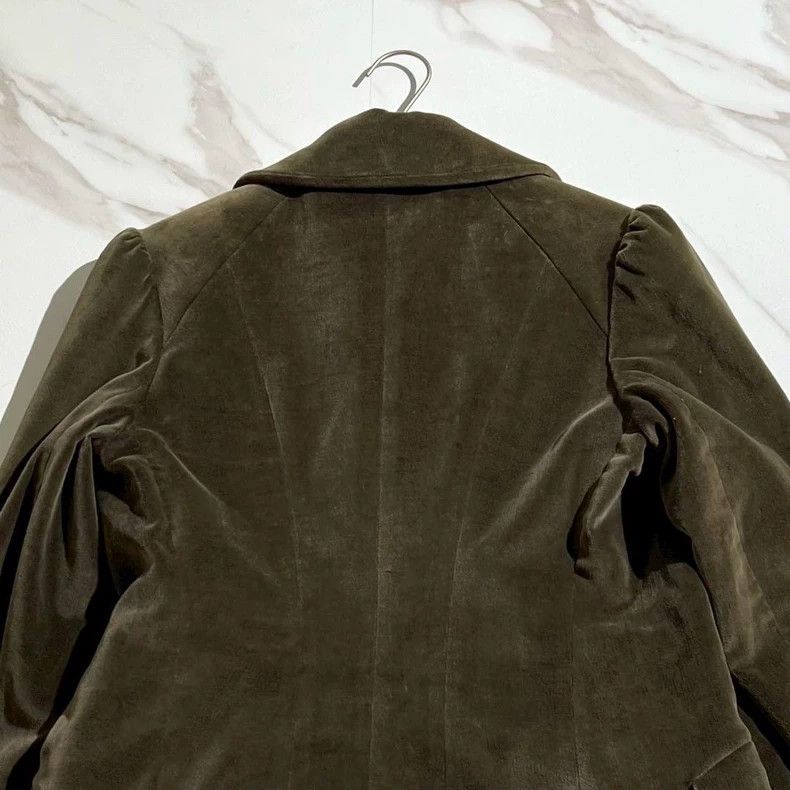 Vivienne Westwood Vivienne Westwood Green Velvet Coat - dmc Size US L / EU 52-54 / 3 - 3 Thumbnail
