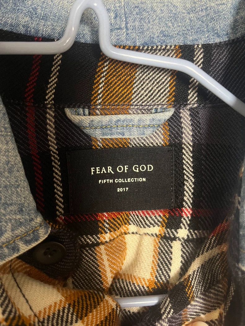 Fear of God Fear of God 5th Collar Denim Flannel - dmc Size US S / EU 44-46 / 1 - 2 Thumbnail