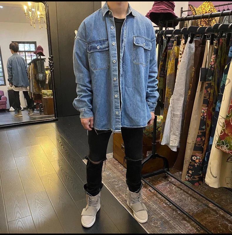 Fear of God Fear of God 5th Denim Shirt XS - dmc Size US XS / EU 42 / 0 - 5 Thumbnail