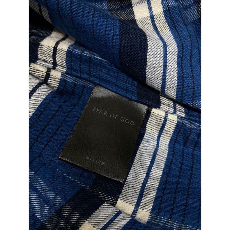 Fear of God Fear of God Blue Plaid Shirt M - dmc Size US M / EU 48-50 / 2 - 4 Thumbnail