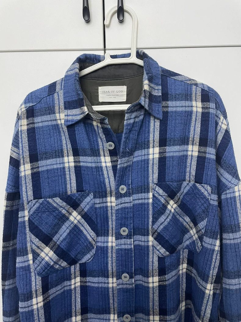 Fear of God Fear of God 4th Flannel Blue Shirt S - dmc Size US S / EU 44-46 / 1 - 3 Thumbnail