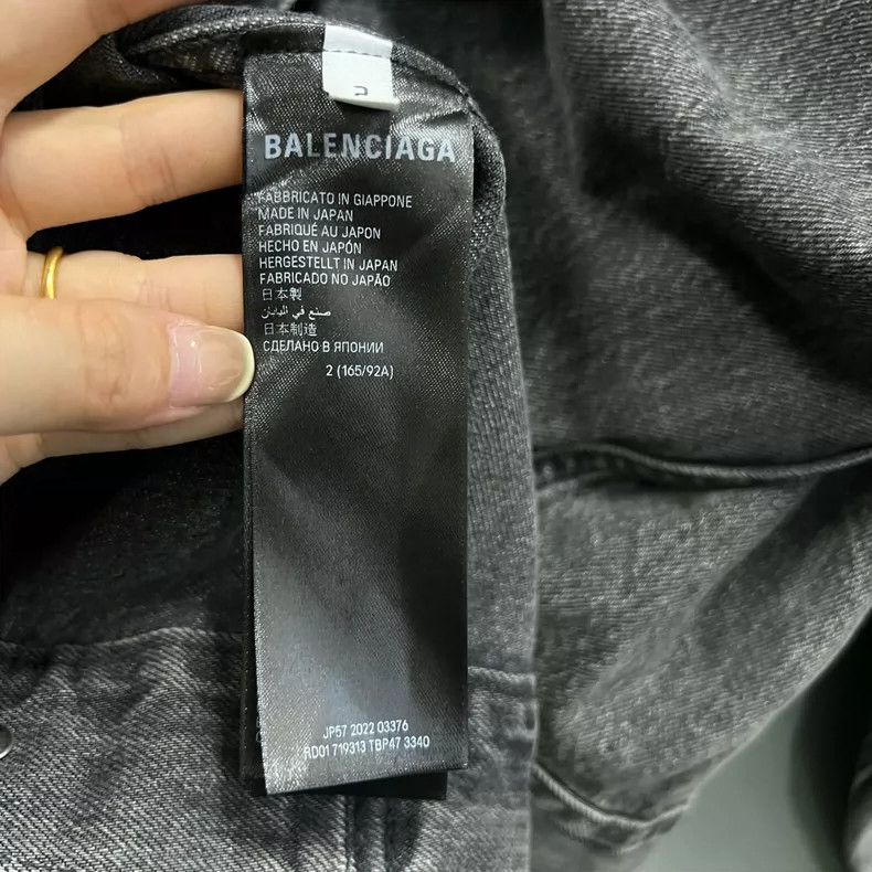 Balenciaga Balenciaga Washed Denim Hoodie - dmc Size US XXS / EU 40 - 4 Thumbnail