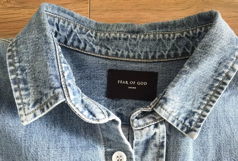 Fear of God Fear of God 5th Denim Shirt L - dmc Size US L / EU 52-54 / 3 - 2 Thumbnail