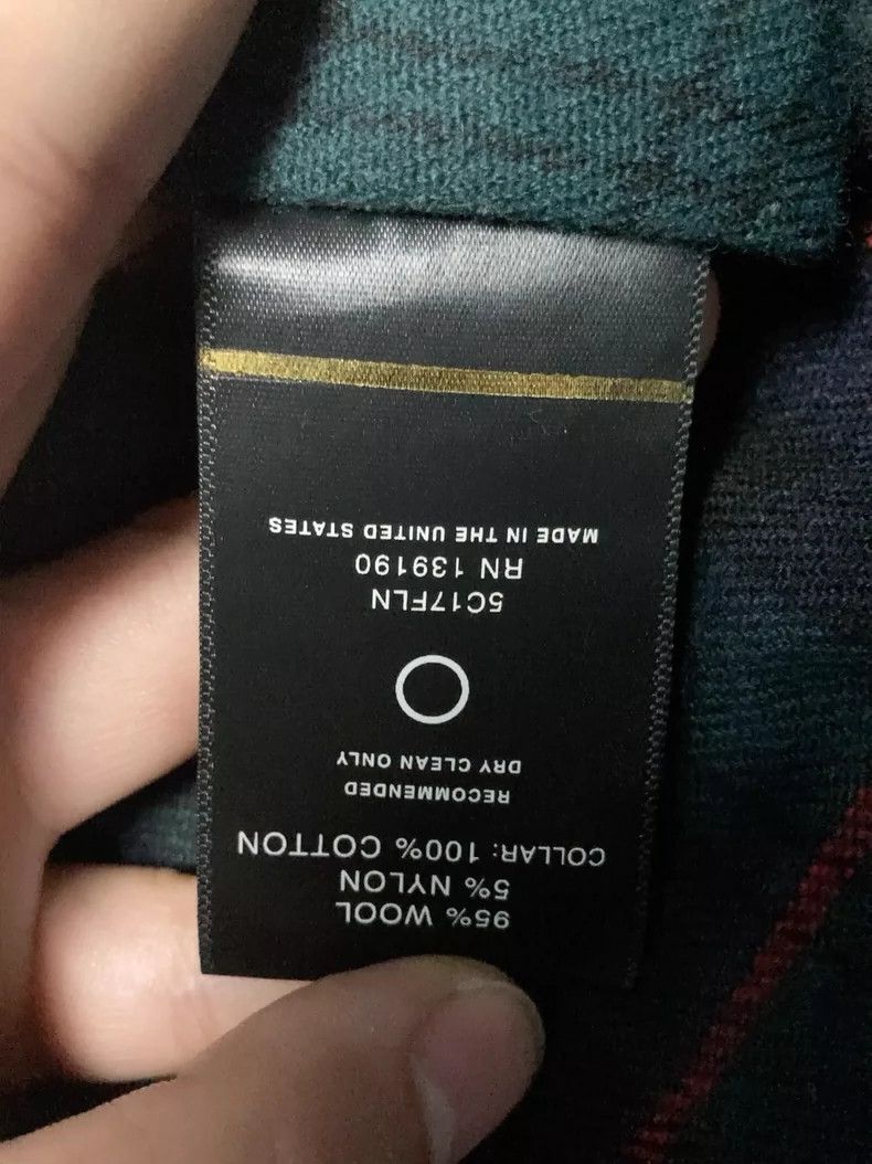 Fear of God Fear of God Green Plaid Denim Collar XL - dmc Size US XL / EU 56 / 4 - 4 Thumbnail