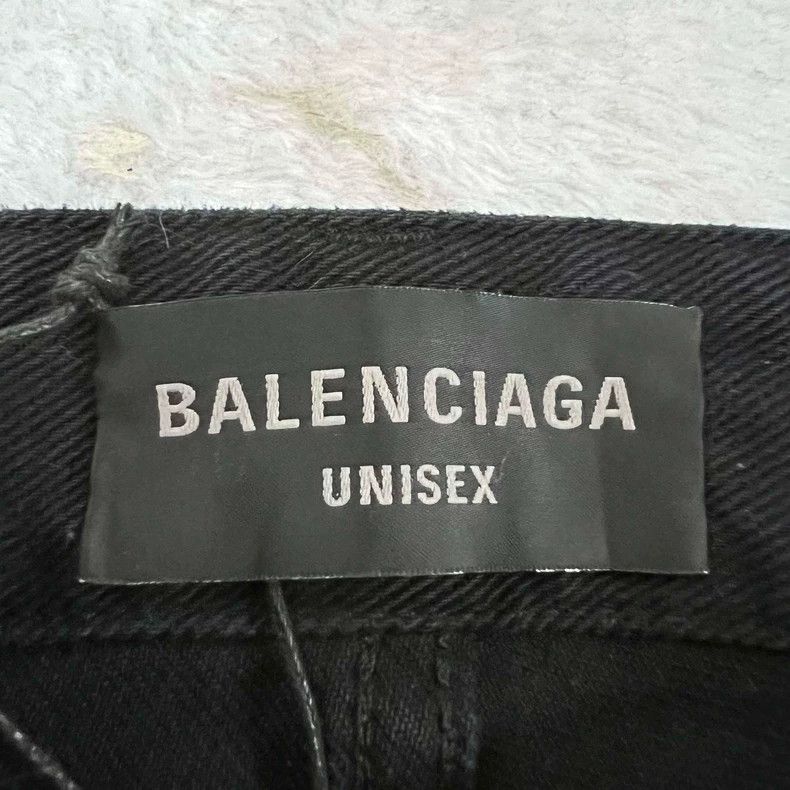 Balenciaga Balenciaga Black Distressed Denim Jeans - dmc Size US 26 / EU 42 - 3 Thumbnail