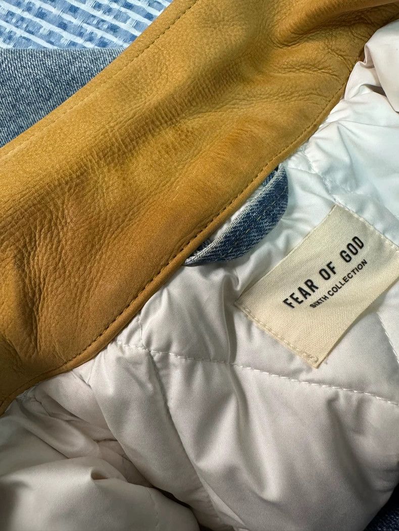 Fear of God Fear of God 6th Season Leather Collar Jacket - dmc Size US M / EU 48-50 / 2 - 3 Thumbnail