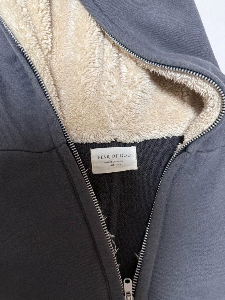 Fear of God Fear of God 4th Fleece Half-Zip Hoodie - dmc Size US M / EU 48-50 / 2 - 3 Thumbnail