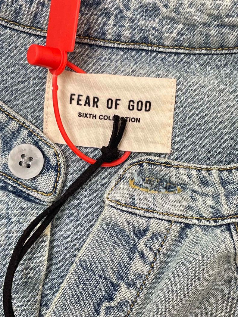 Fear of God Fear of God Season 6 OS Denim Jacket - dmc Size US S / EU 44-46 / 1 - 3 Thumbnail
