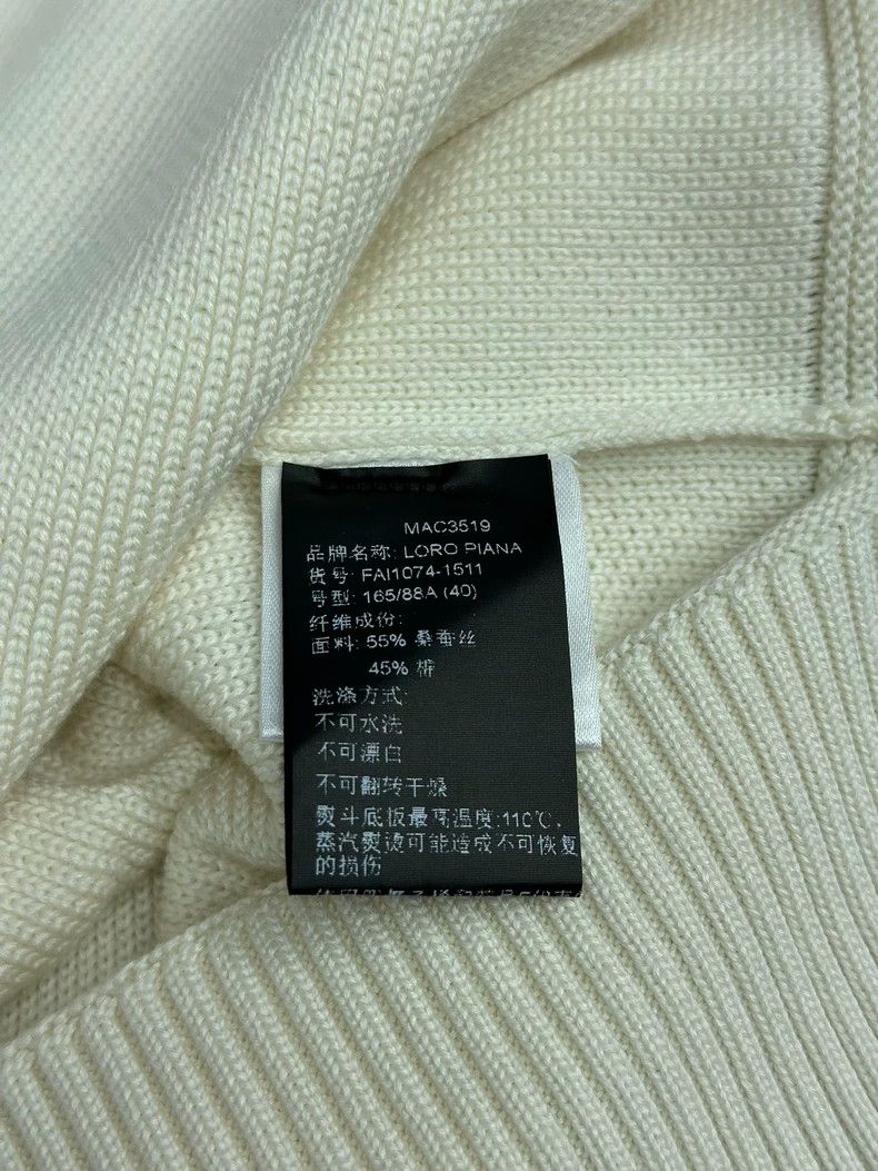 Loro Piana Loro Piana White Hooded Zip Short-Sleeve Top - dmc Size US M / EU 48-50 / 2 - 6 Thumbnail