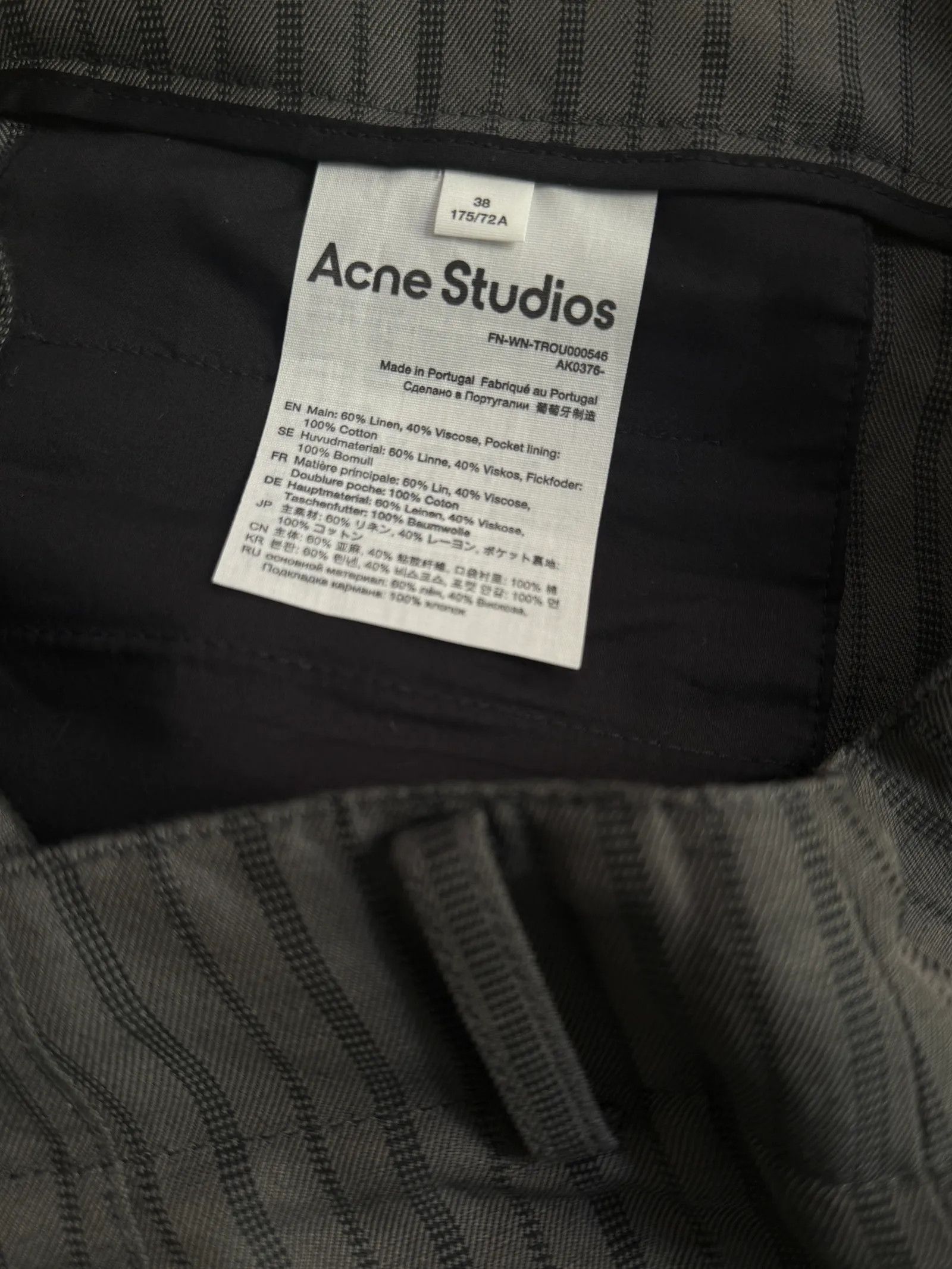 Acne Studios Acne Studios FN-WN-TROU000546AK0376- Pants Size 27" / US 4 / IT 40 - 2 Thumbnail