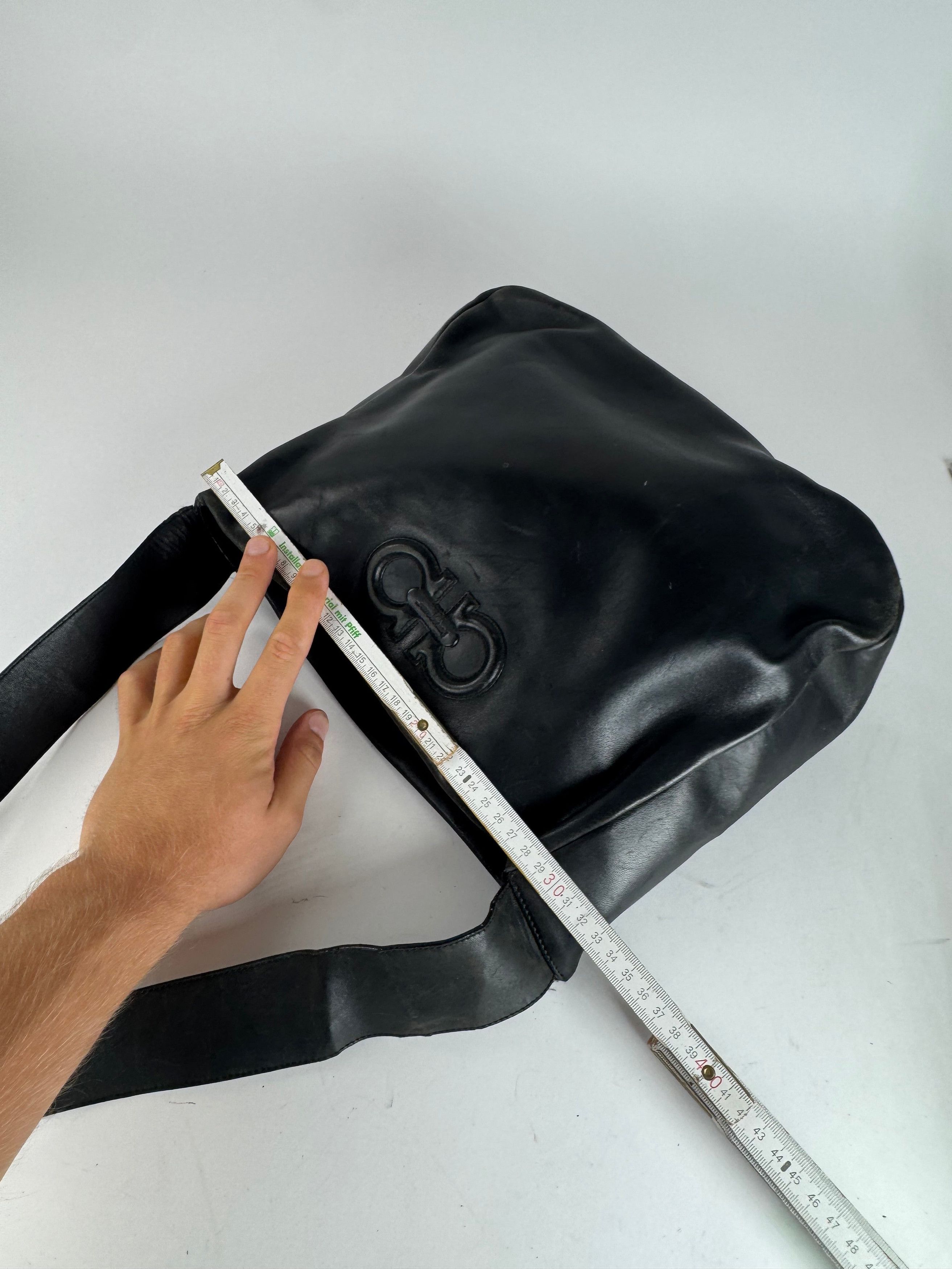 Salvatore Ferragamo Vintage Leather bag Black Size ONE SIZE - 11 Thumbnail