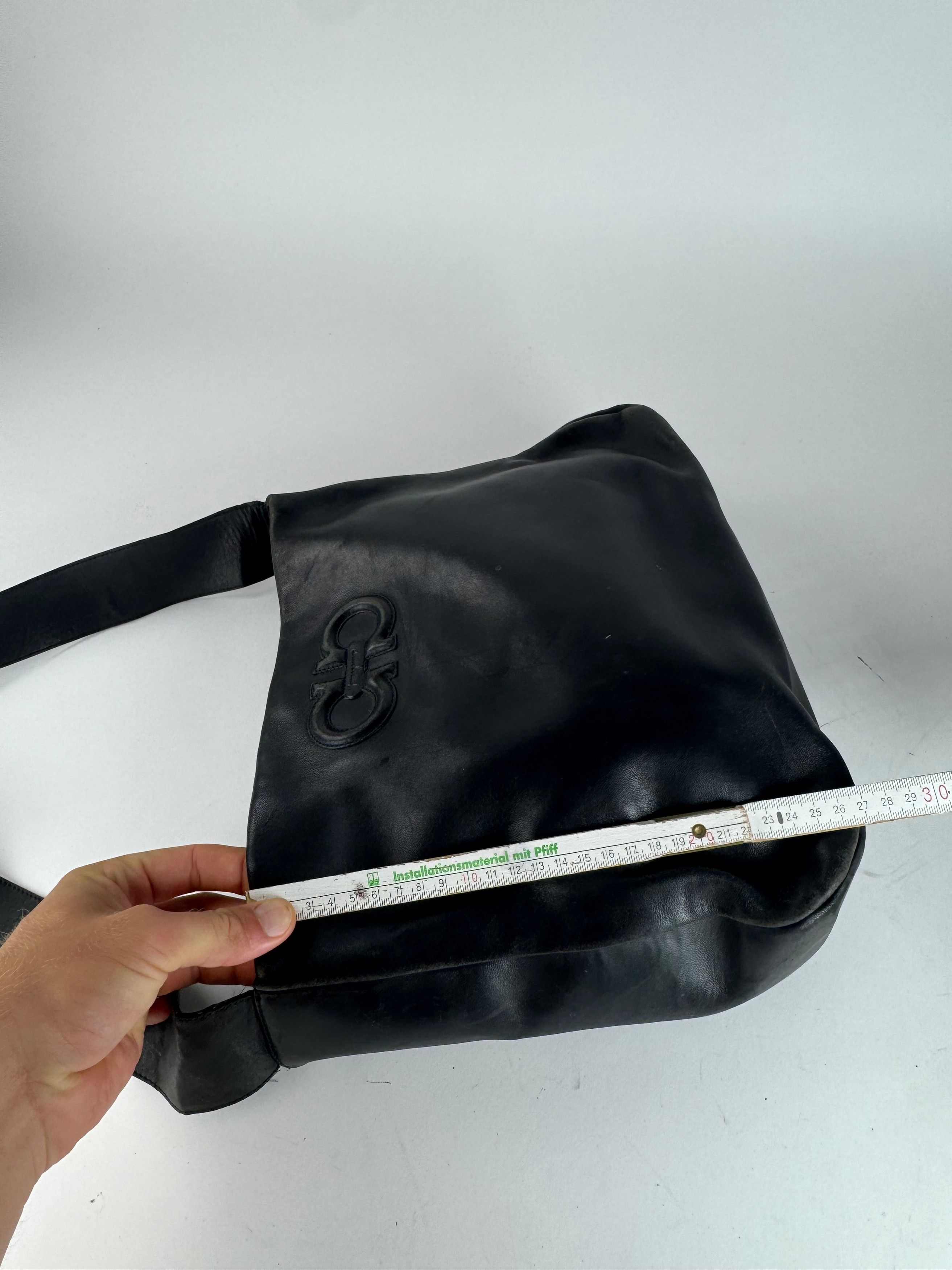 Salvatore Ferragamo Vintage Leather bag Black Size ONE SIZE - 12 Thumbnail