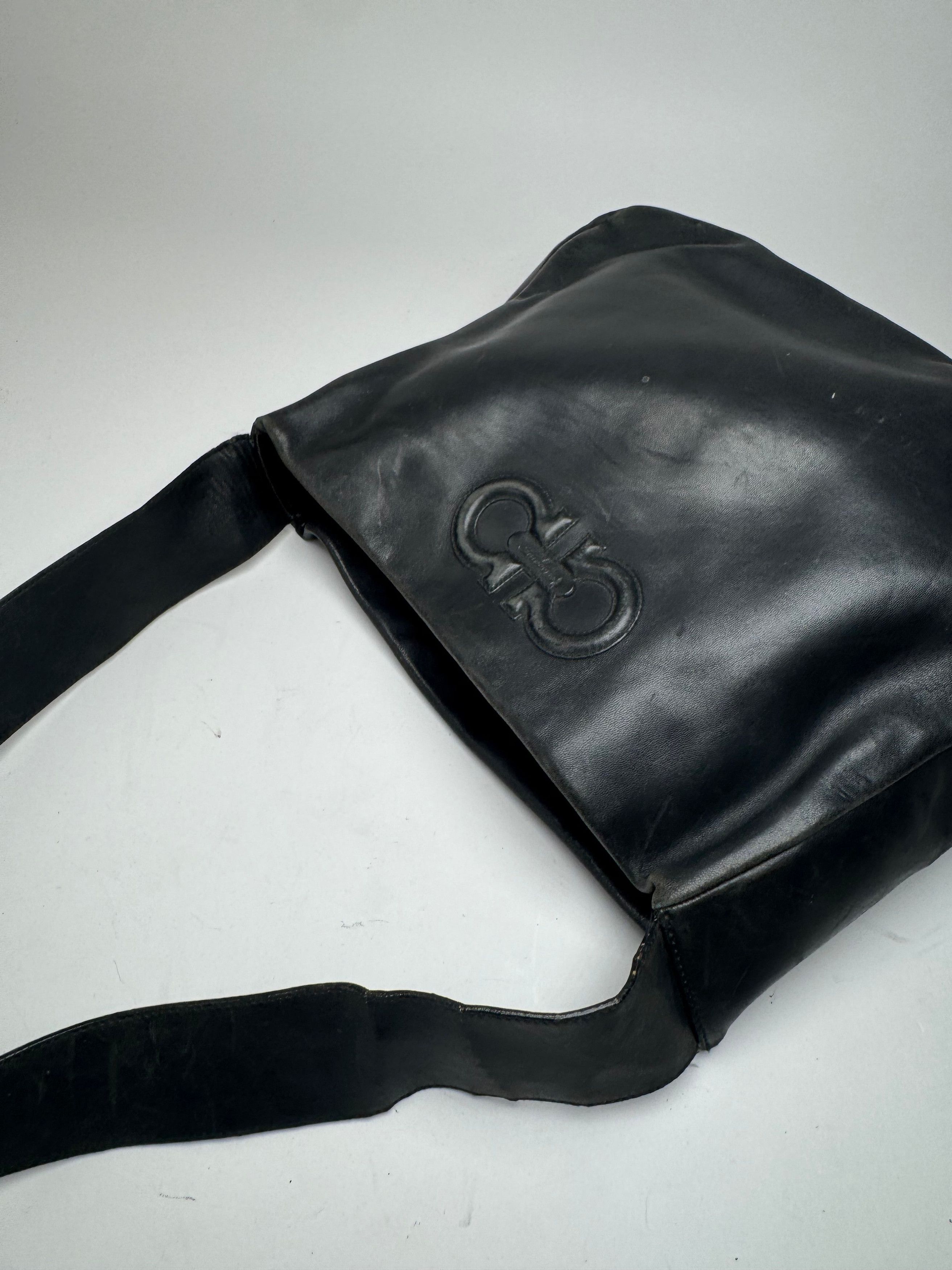 Salvatore Ferragamo Vintage Leather bag Black Size ONE SIZE - 15 Thumbnail