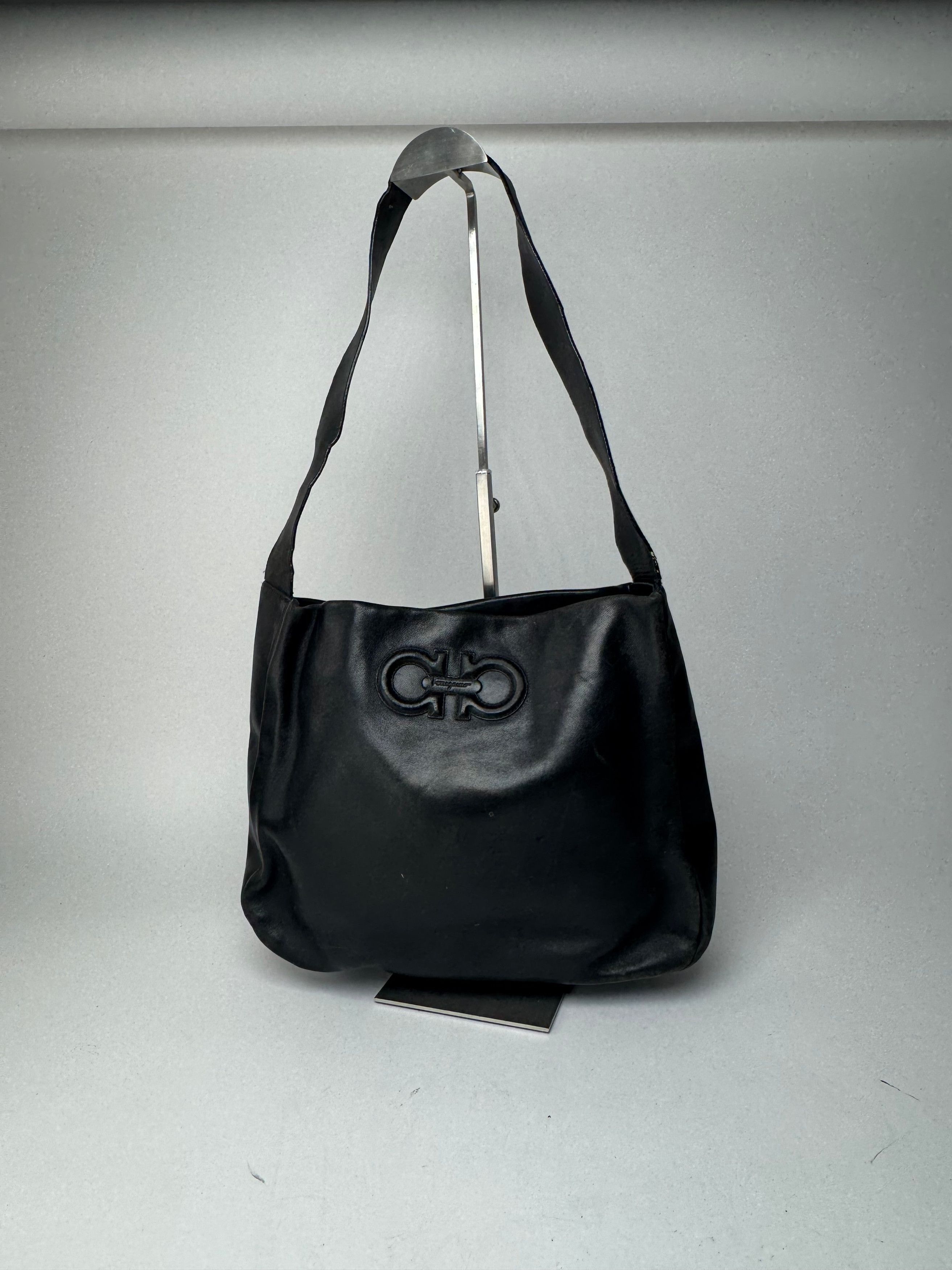 Salvatore Ferragamo Vintage Leather bag Black Size ONE SIZE - 14 Thumbnail