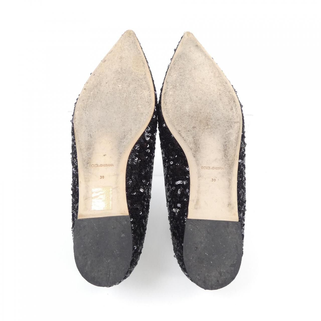 Dolce & Gabbana Dolce & Gabbana Dolce&Gabbana Flat Shoes Leather Shoes DUTY FREE for USA Size ONE SIZE - 4 Thumbnail