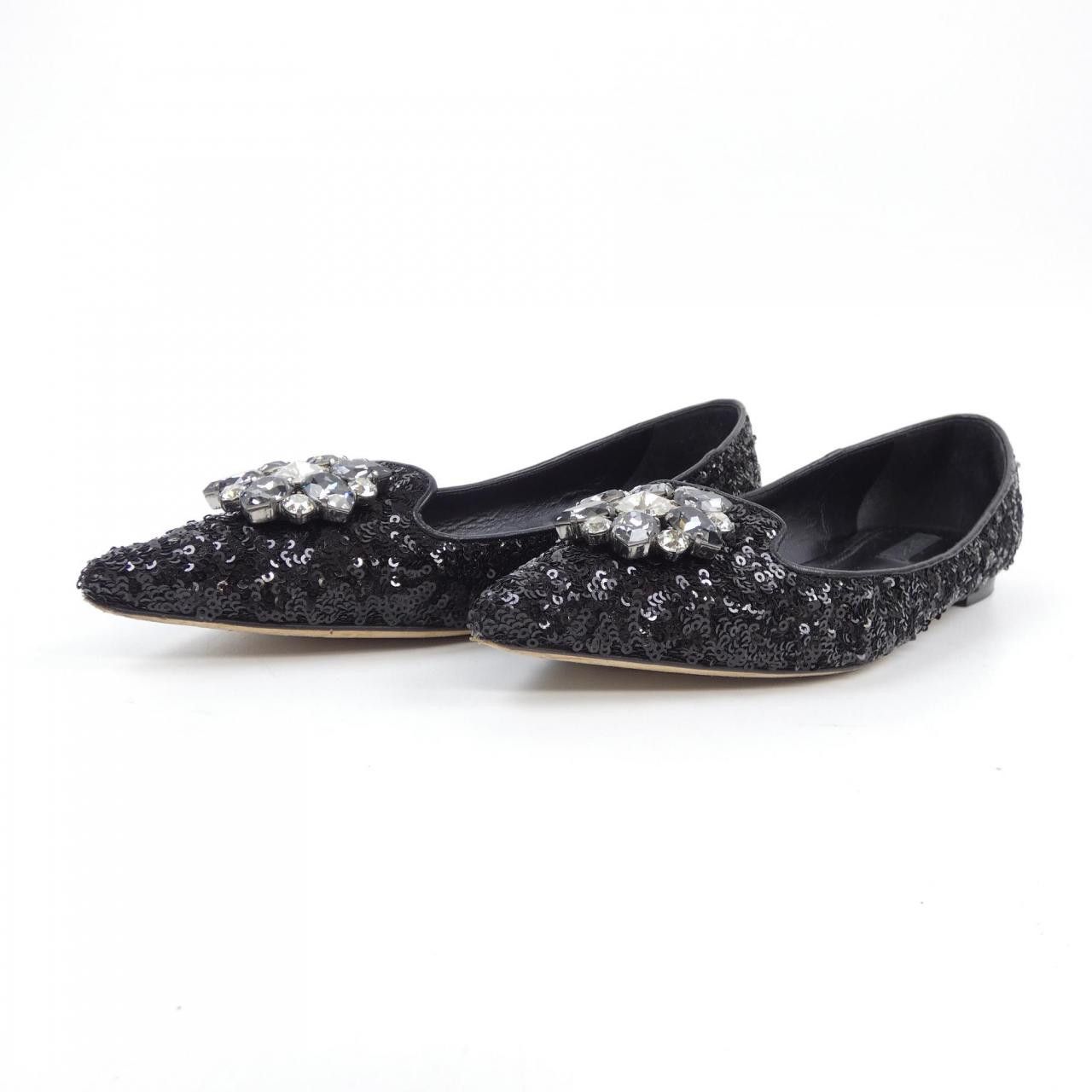 Dolce & Gabbana Dolce & Gabbana Dolce&Gabbana Flat Shoes Leather Shoes DUTY FREE for USA Size ONE SIZE - 3 Thumbnail