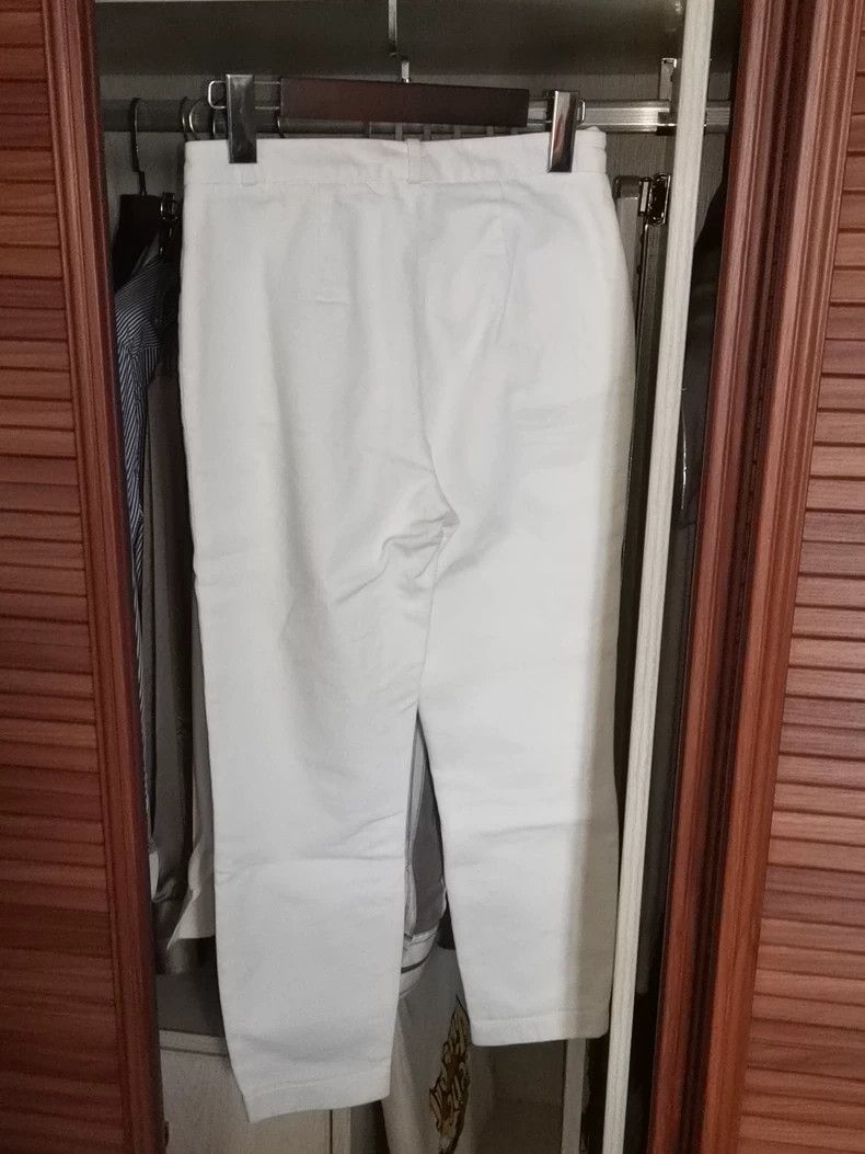 Loro Piana Loro Piana White Casual Pants Size 40 - dmc Size US 31 - 2 Thumbnail