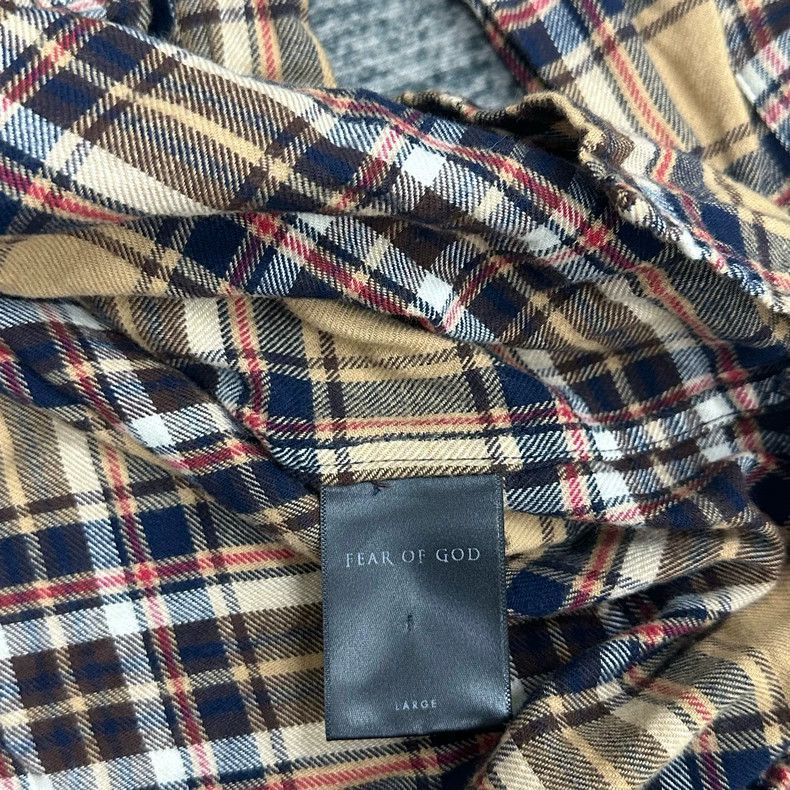 Fear of God Fear Of God 4th Flannel Shirt - dmc Size US L / EU 52-54 / 3 - 2 Thumbnail