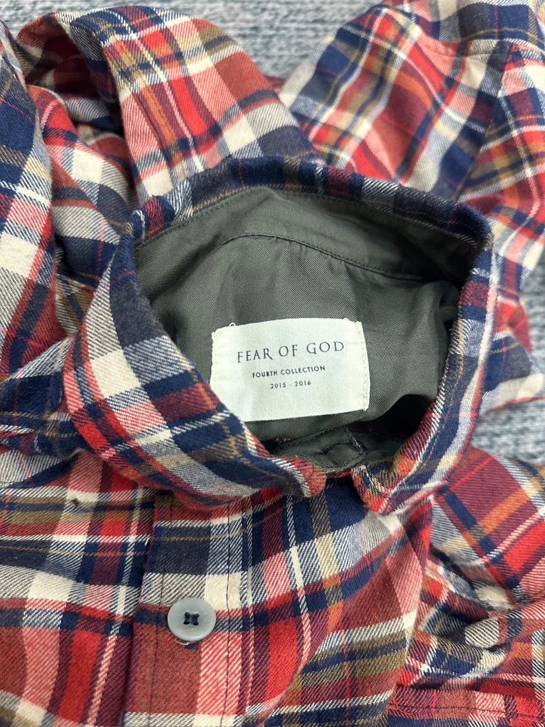 Fear of God Fear Of God 4th Flannel Shirt - dmc Size US S / EU 44-46 / 1 - 4 Thumbnail