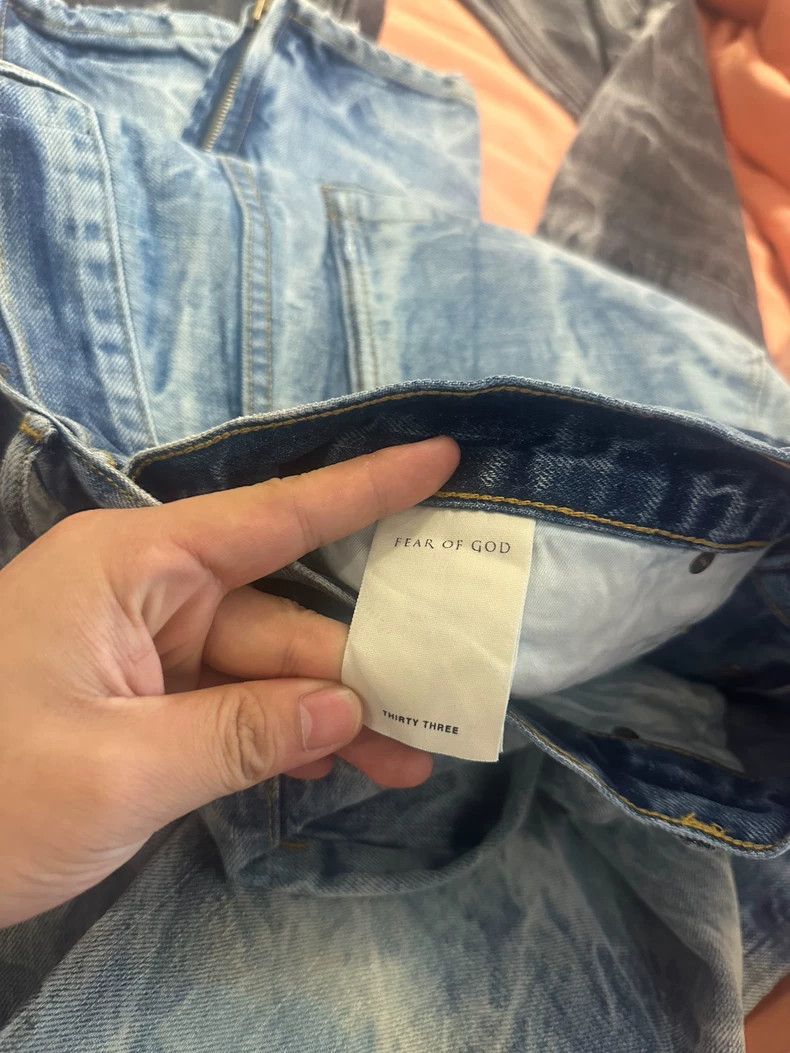 Fear of God Fear Of God Blue Denim Jeans 33 - dmc Size US 33 - 5 Thumbnail