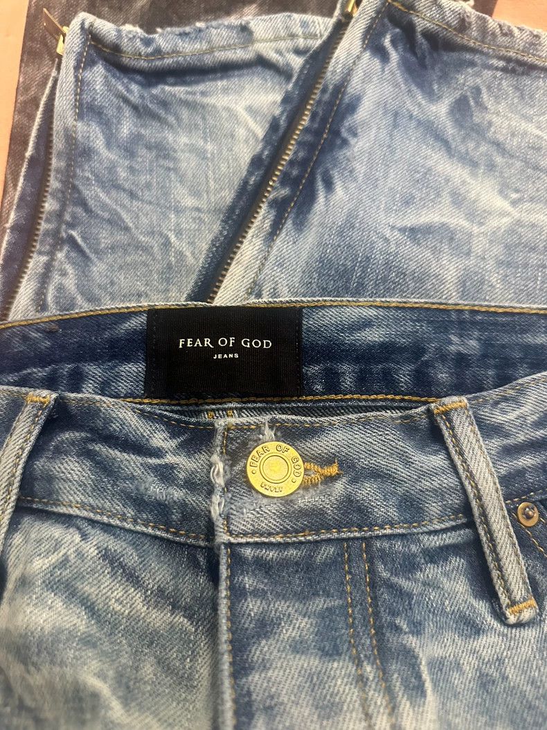 Fear of God Fear Of God Blue Denim Jeans 33 - dmc Size US 33 - 4 Thumbnail
