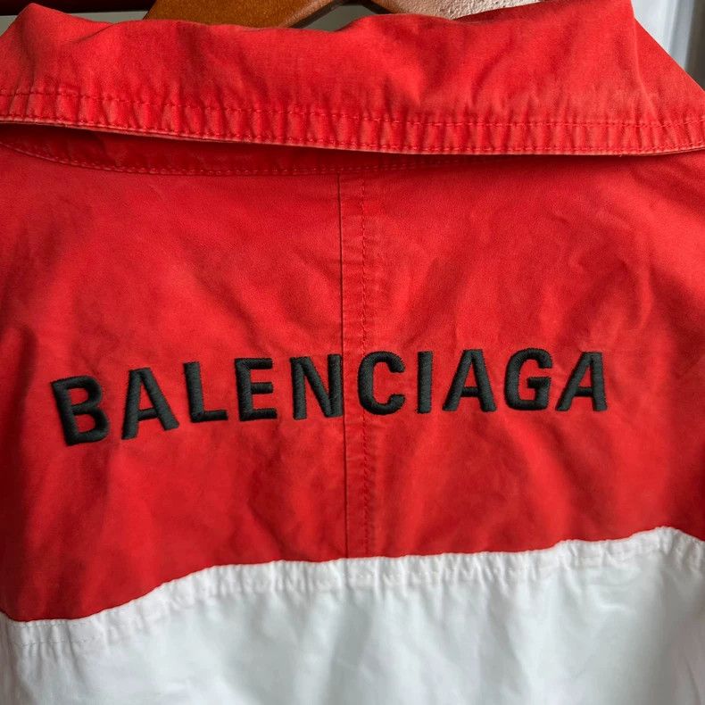 Balenciaga Balenciaga Red White Jacket - dmc Size US M / EU 48-50 / 2 - 5 Thumbnail