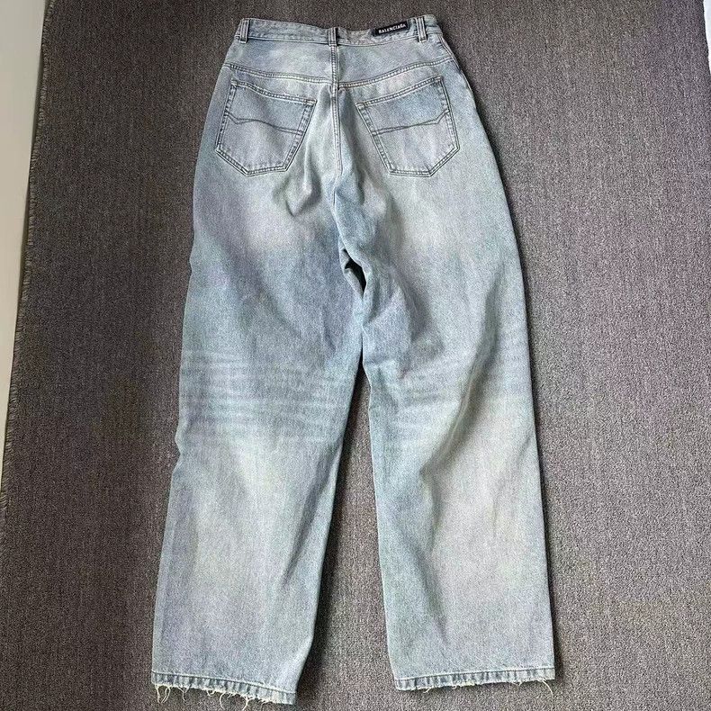 Balenciaga Balenciaga FW22 High-Waist Baggy Jeans - dmc Size US 38 / EU 54 - 2 Thumbnail