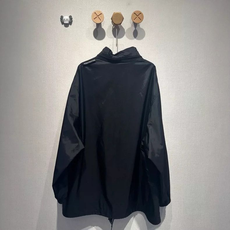 Balenciaga Balenciaga Black Hooded Windbreaker Jacket - dmc Size US S / EU 44-46 / 1 - 2 Thumbnail