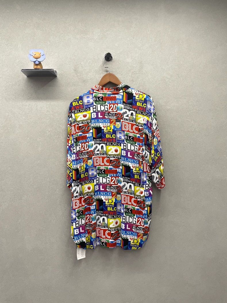 Balenciaga Balenciaga Printed Button Up Shirt - dmc Size US L / EU 52-54 / 3 - 4 Thumbnail