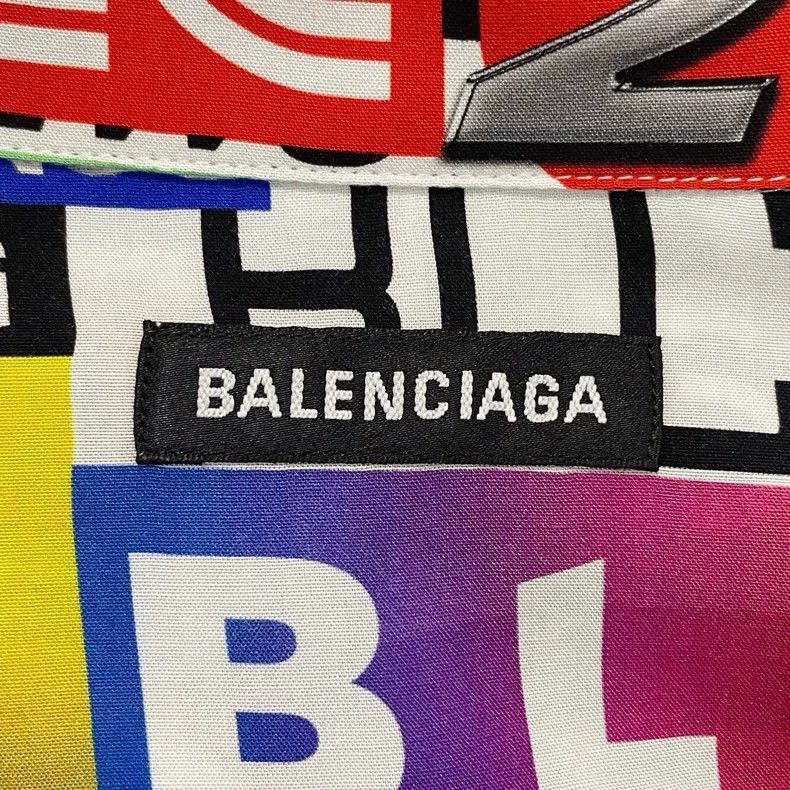 Balenciaga Balenciaga Printed Button Up Shirt - dmc Size US L / EU 52-54 / 3 - 5 Thumbnail