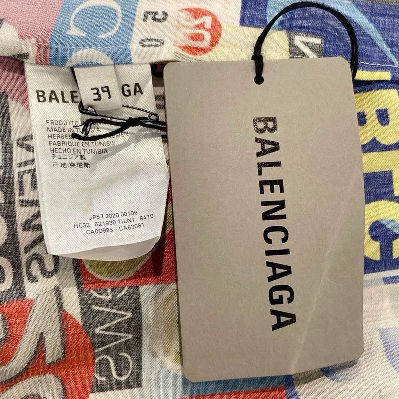 Balenciaga Balenciaga Printed Button Up Shirt - dmc Size US L / EU 52-54 / 3 - 6 Thumbnail