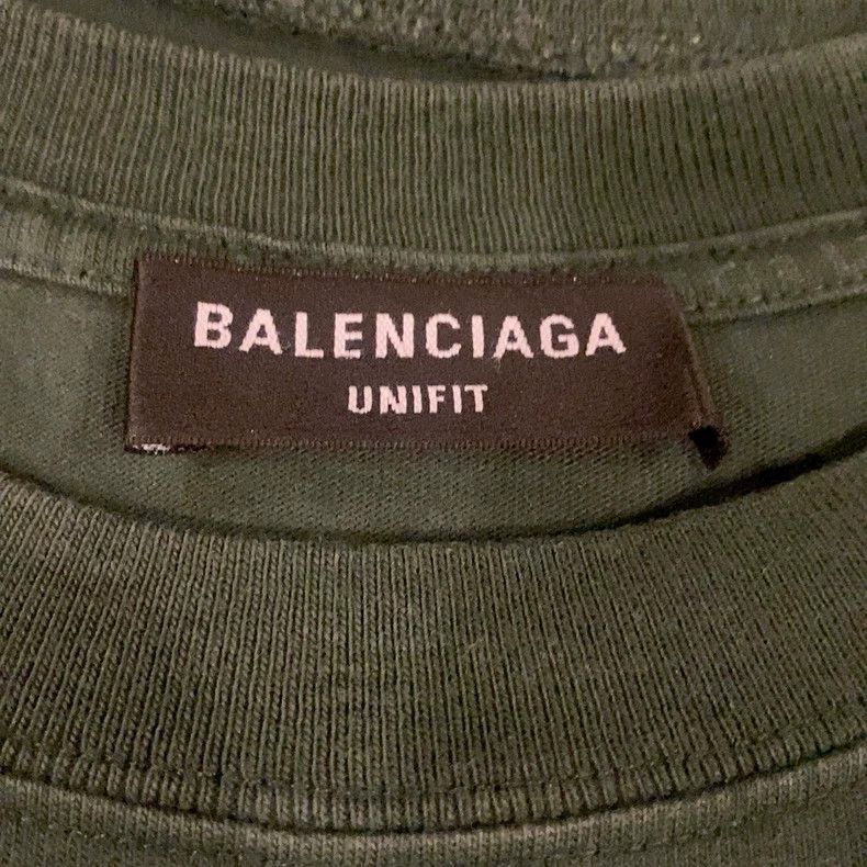 Balenciaga Balenciaga Unisex Green Oversized T-Shirt - dmc Size US XS / EU 42 / 0 - 3 Thumbnail