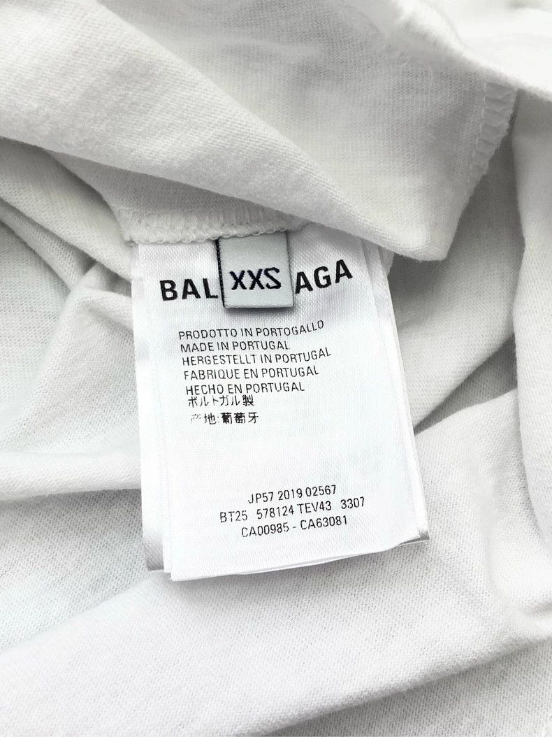 Balenciaga Balenciaga Back Logo Short Sleeve Tee - dmc Size US XXS / EU 40 - 5 Thumbnail