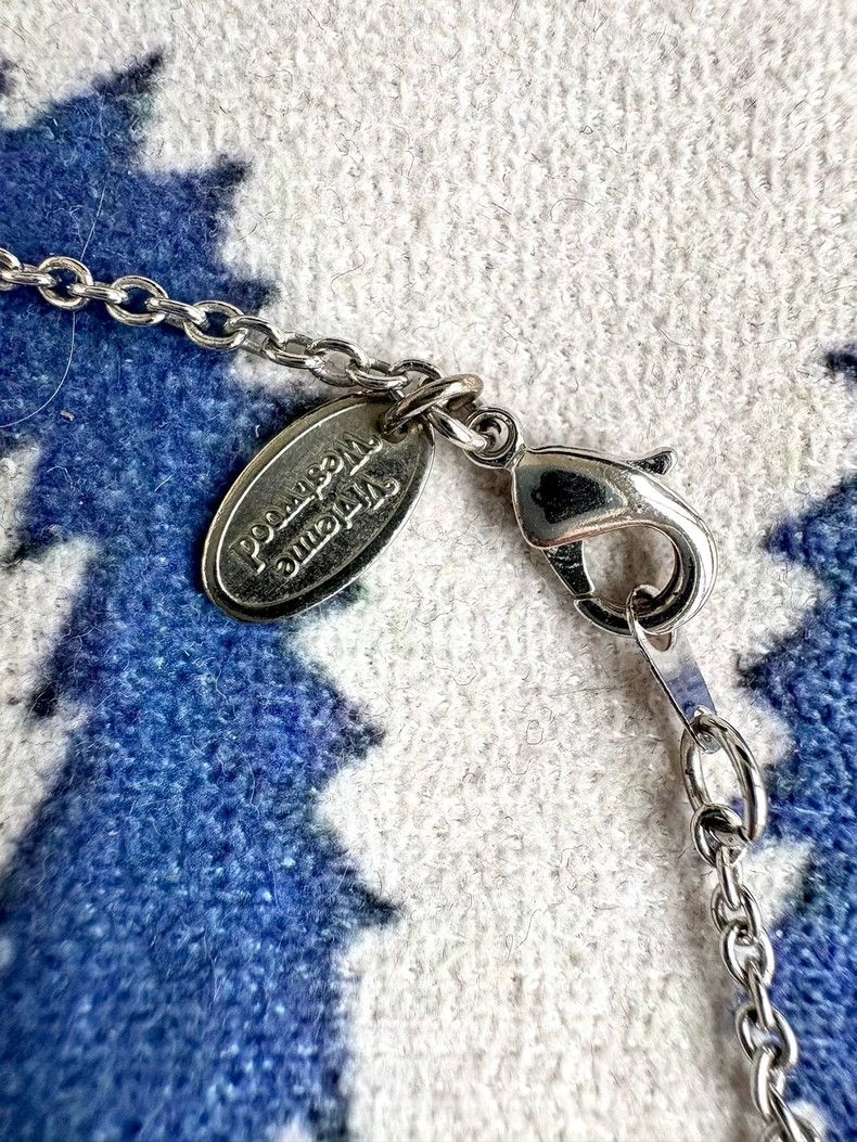 Vivienne Westwood Vivienne Westwood Crystal Bow Heart Necklace - dmc Size ONE SIZE - 5 Thumbnail