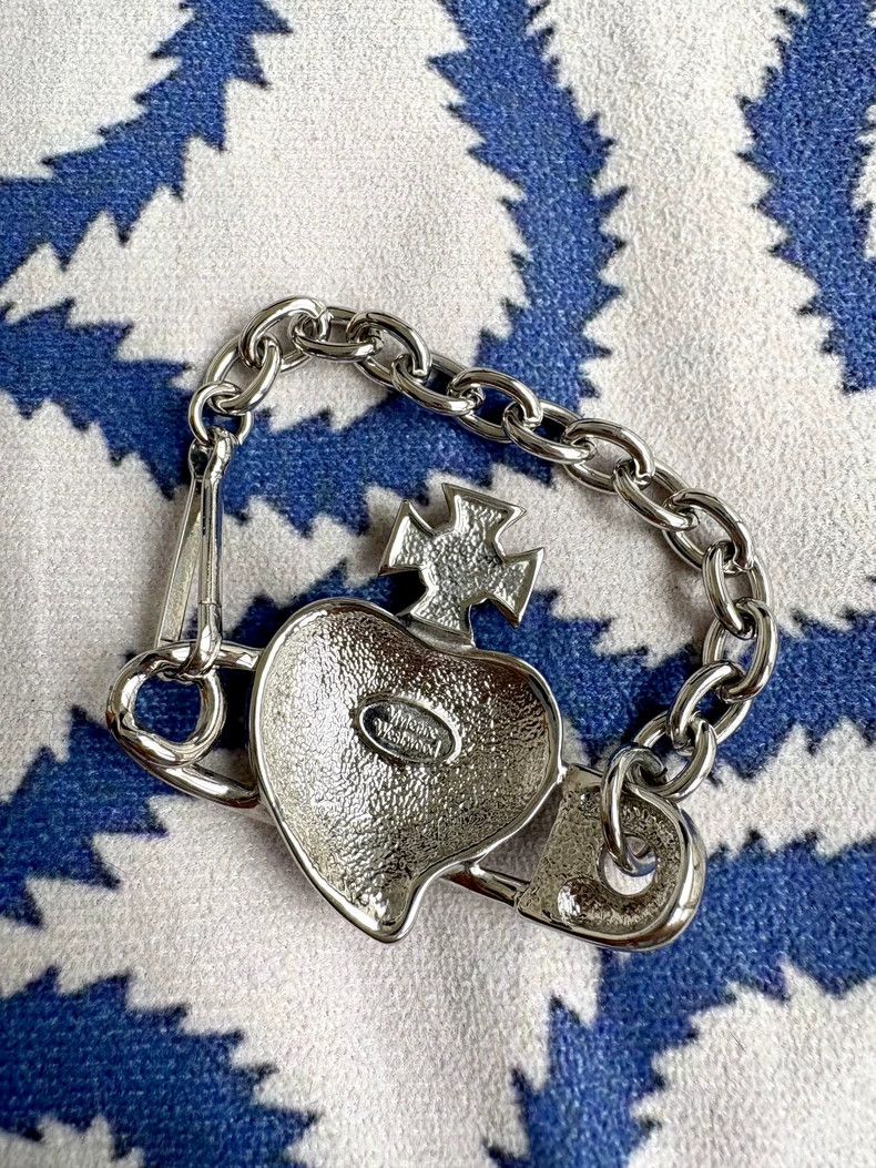 Vivienne Westwood Vivienne Westwood Pearl Heart Brooch Bracelet - dmc Size ONE SIZE - 5 Thumbnail