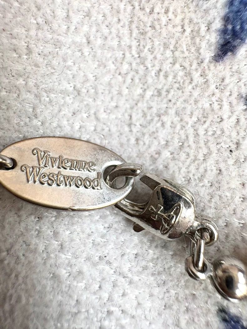 Vivienne Westwood Vivienne Westwood Pink Pearl Saturn Bracelet - dmc Size ONE SIZE - 6 Thumbnail