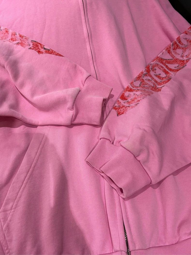 Balenciaga Balenciaga 24SS Pink Flame Zip Hoodie - dmc Size US S / EU 44-46 / 1 - 4 Thumbnail