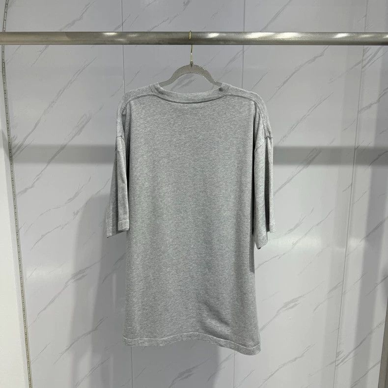 Balenciaga Balenciaga Gray Logo Print Short Sleeve - dmc Size US S / EU 44-46 / 1 - 2 Thumbnail