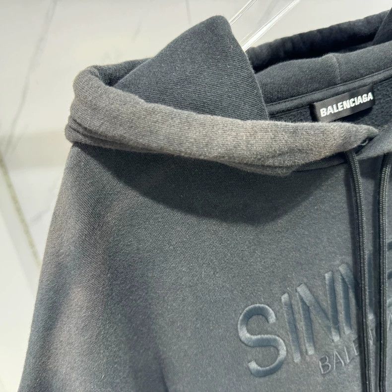 Balenciaga Balenciaga Distressed Sinners Hoodie S - dmc Size US S / EU 44-46 / 1 - 7 Thumbnail