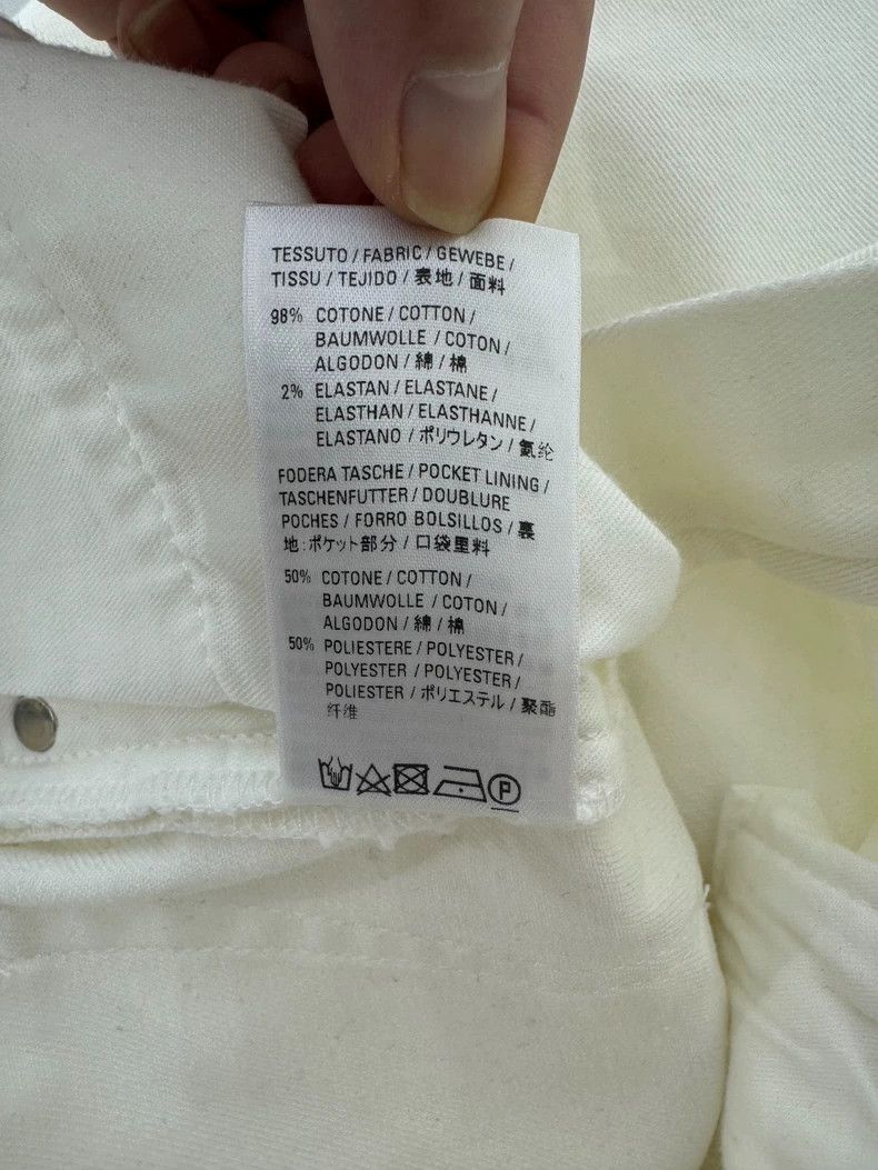 Balenciaga Balenciaga Basic White Denim Jeans - dmc Size US 28 / EU 44 - 8 Thumbnail