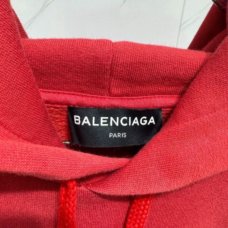 Balenciaga Balenciaga Red Logo Sweatshirt S - dmc Size US S / EU 44-46 / 1 - 3 Thumbnail
